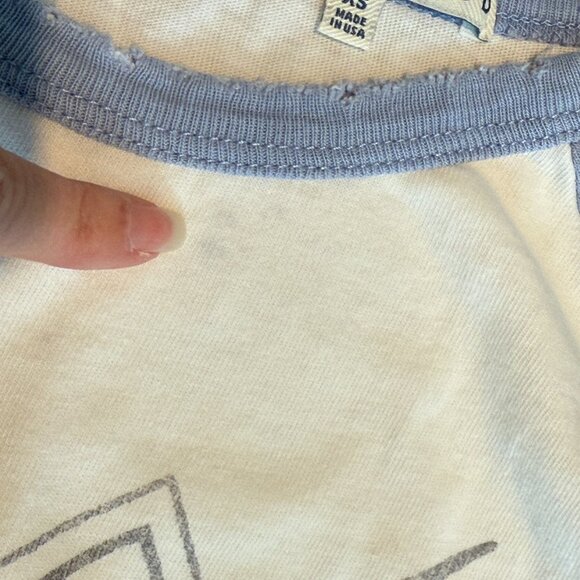 Junk Food Clothing 3/4 Sleeve ACDC Highway To Hell Baseball T-Shirt 100% Cotton - Picture 4 of 5